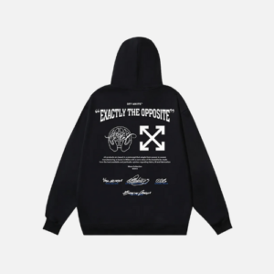 Hoodie Off-White Opp Boxy Black