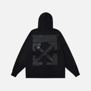 Hoodie Off-White Black Rubber Arrows