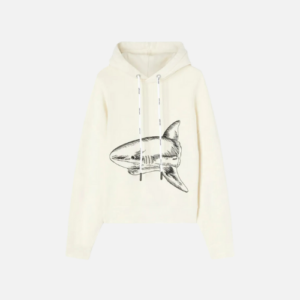 Hoodie Palm Angels In Butter/Off-White