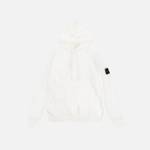 Hoodie Full White Stone Island