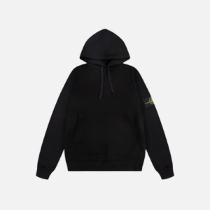 Hoodie Full Black Stone Island