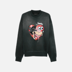 Hoodie Black Red Amiri