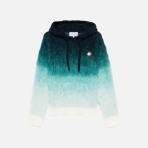 Hoodie White Green Casablanca