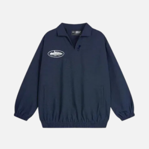 Hoodie Navy Blue Corteiz