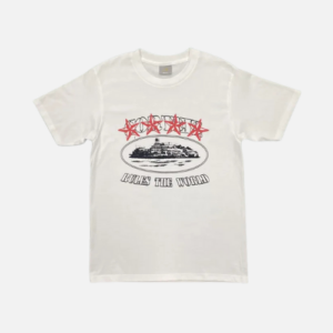 Corteiz 4Starz Alcatraz T-shirt White Cotton