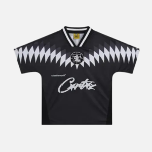 Corteiz Club RTW Football Jersey Black