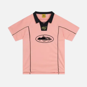 Corteiz Talismo Football Jersey Pink And Black