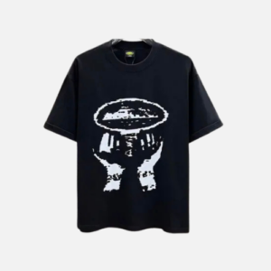 Corteiz Sketchy Hands Tee Black
