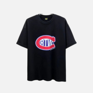 Corteiz C In RTW Tee With Logo Print Black