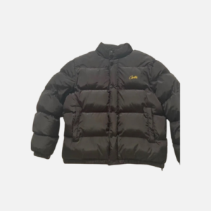 Jacket Black With A Yellow Embroidered Logo Corteiz