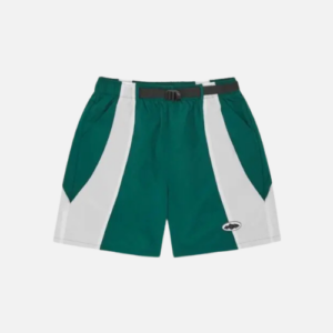 Corteiz Spring Shorts Green And White Colorway