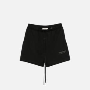 Fear of God Essentials Logo Appliqué Shorts Black