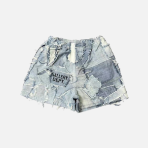 Gallery Dept Patchwork Denim Zuma Shorts Blue
