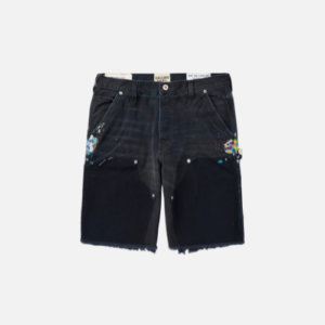 Gallery Dept Carpenter Cut Off Canvas Shorts Black