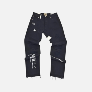 Gallery Dept Fuck Face Denim Black Jeans
