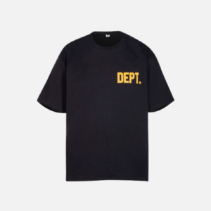 GALLERY DEPT Lettering Black Short-Sleeved T-Shirt