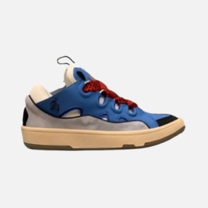 Lanvin Curb Lace-Up Blue Black