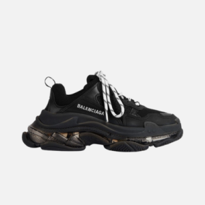 Balenciaga Triple S – Clear Sole Black