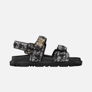 Dior Dioract Sandal Black Grey