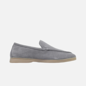 Loro Piana Bean Shoes Gray