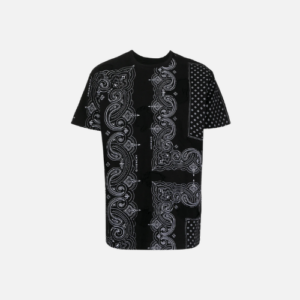 Givenchy Distressed-Effect Bandana-Print T-shirt Black