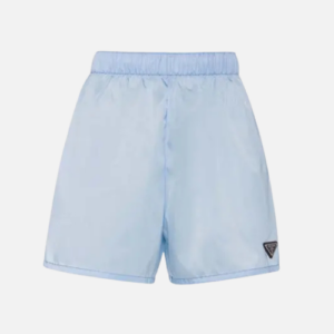 Prada Re-Nylon Shorts Celeste Blue
