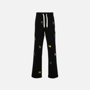 Casablanca Elements En Crayon Embroidered Cotton Track Pants