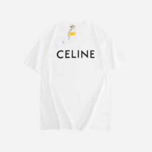 Celine Loose T-shirt Cotton Jersey White M2