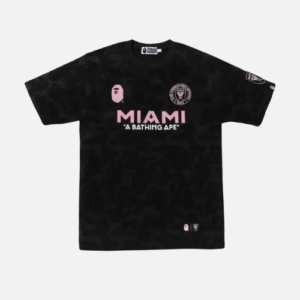 BAPE x Inter Miami CF Camo Tee Black