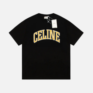 Celine Loose T-shirt Cotton Jersey With A College Logo Design