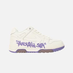 Off White Out Of Office-White Purple Printing