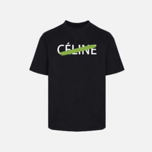 Celine Loose T-Shirt Cotton Jersey Black