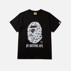 BAPE Space Camo By Bathing Ape Tee Black Cotton
