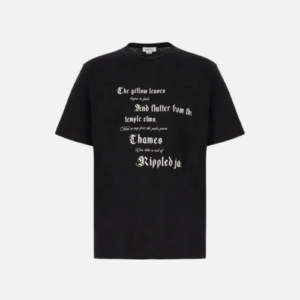 Alexander McQueen Black Cotton T-shirt