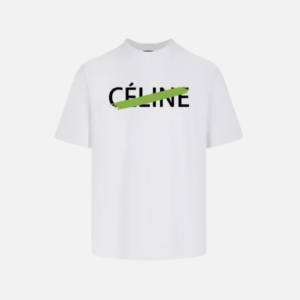 Celine Loose T-shirt Cotton Jersey White