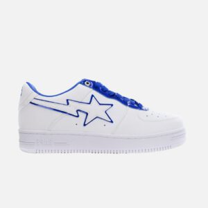 Bape STA Low White and Blue Border