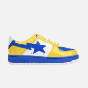 Bape STA Low White Baolan Yellow