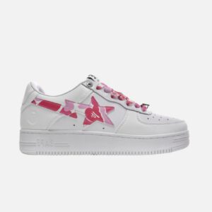 Bape STA Low White Pink