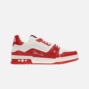 Louis Vuitton Trainer- White Red