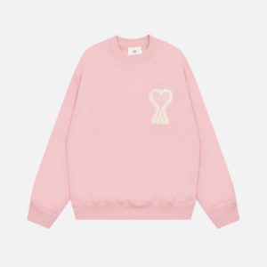 Hoodie Light Pink AMI