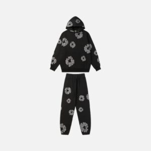 Denim Trs Black Grey Tracksuit