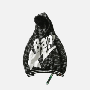 Hoodie Black Camouflage Bape