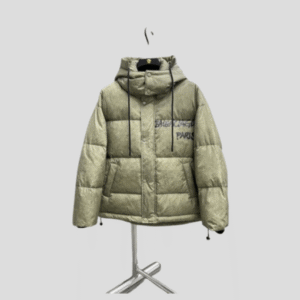 Balenciaga Down Jacket Black Grey Green