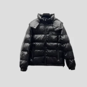 Prada Re-Nylon Down Jacket Black