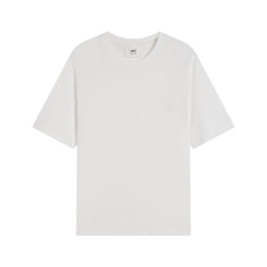 AMI Paris Cropped T-Shirt White